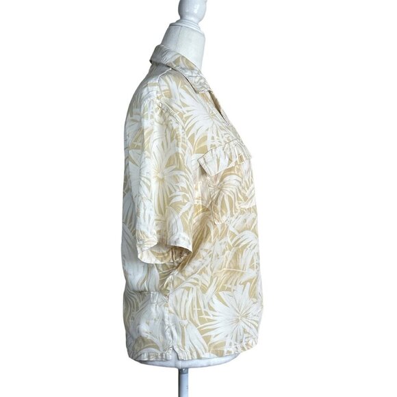 Anine Bing Austin Top in Yellow Small Womens Blouse Button Down - Picture 6 of 16